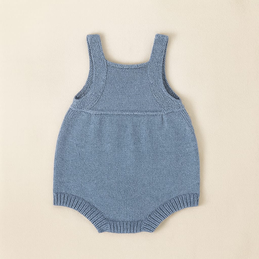 Knitted Woolen Baby Romper – 100% Cotton Warm Bodysuit for Boys & Girls