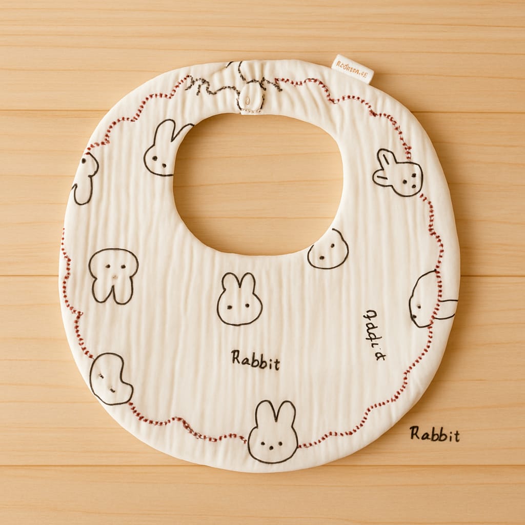 Soft Muslin Baby Bib Set – 100% Cotton, Reusable & Skin-Friendly Feeding Bibs for Newborns