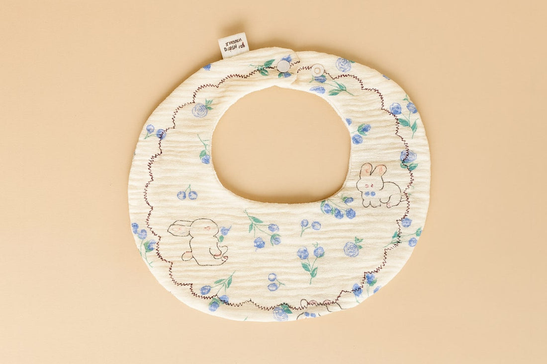 Soft Muslin Baby Bib Set – 100% Cotton, Reusable & Skin-Friendly Feeding Bibs for Newborns