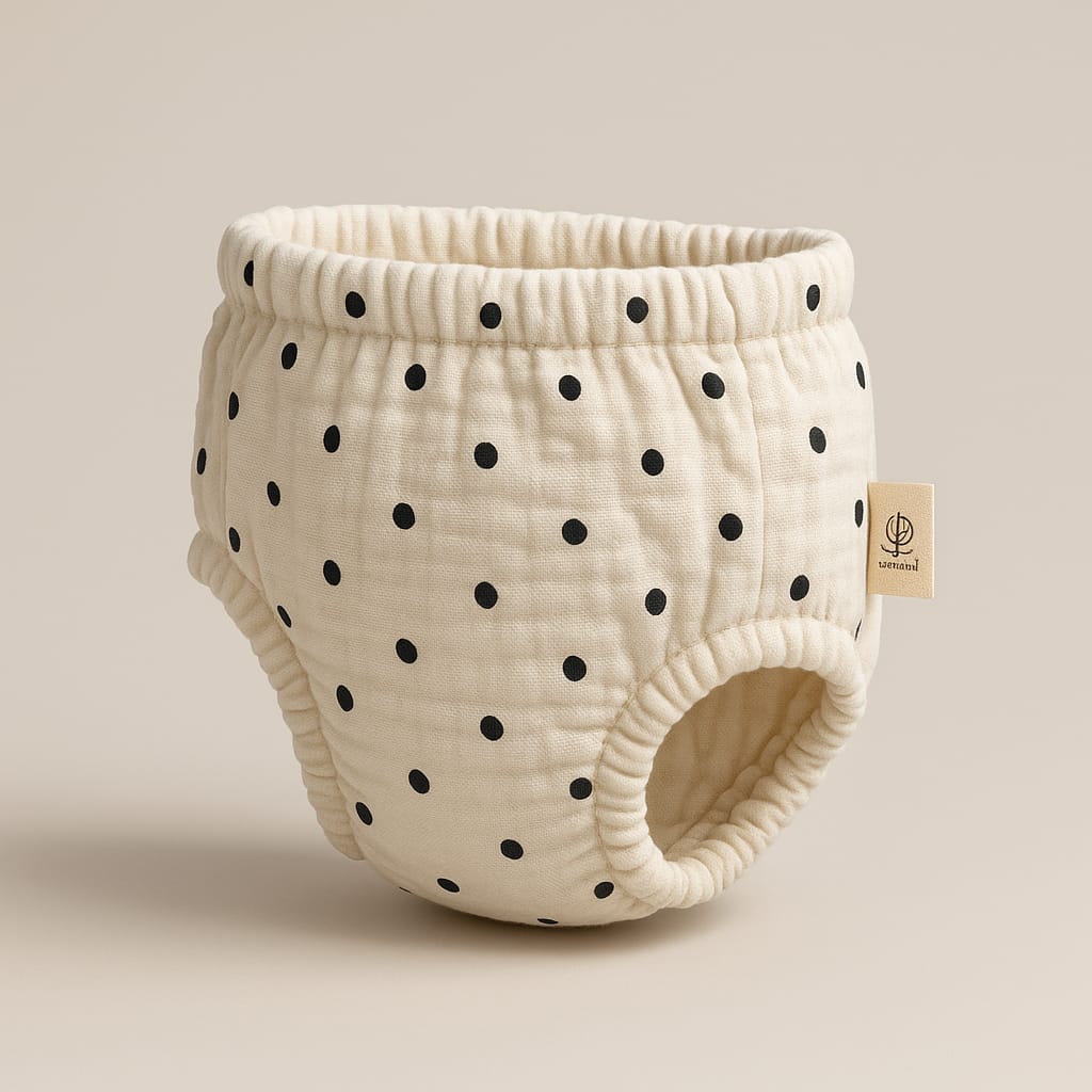 Reusable Muslin Diaper | Soft Muslin Baby Diaper | Breathable Washable Diaper for Newborn & Infant (pack of 6)