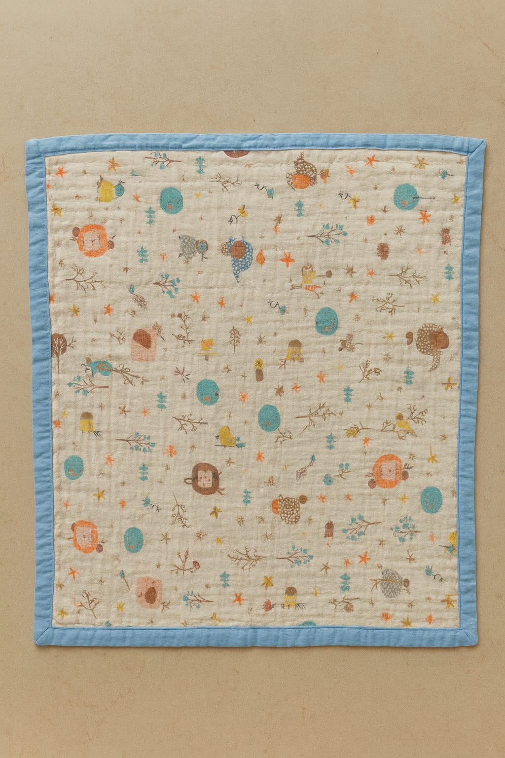 Muslin Baby Blanket – Soft &amp; Breathable 100% Cotton Blanket (110×100 cm)