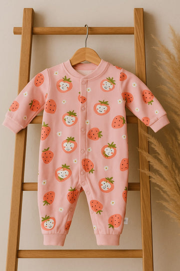 Baby Romper Winter Sleepsuit – Soft Organic Cotton Jumpsuit for Newborns &amp; Infants