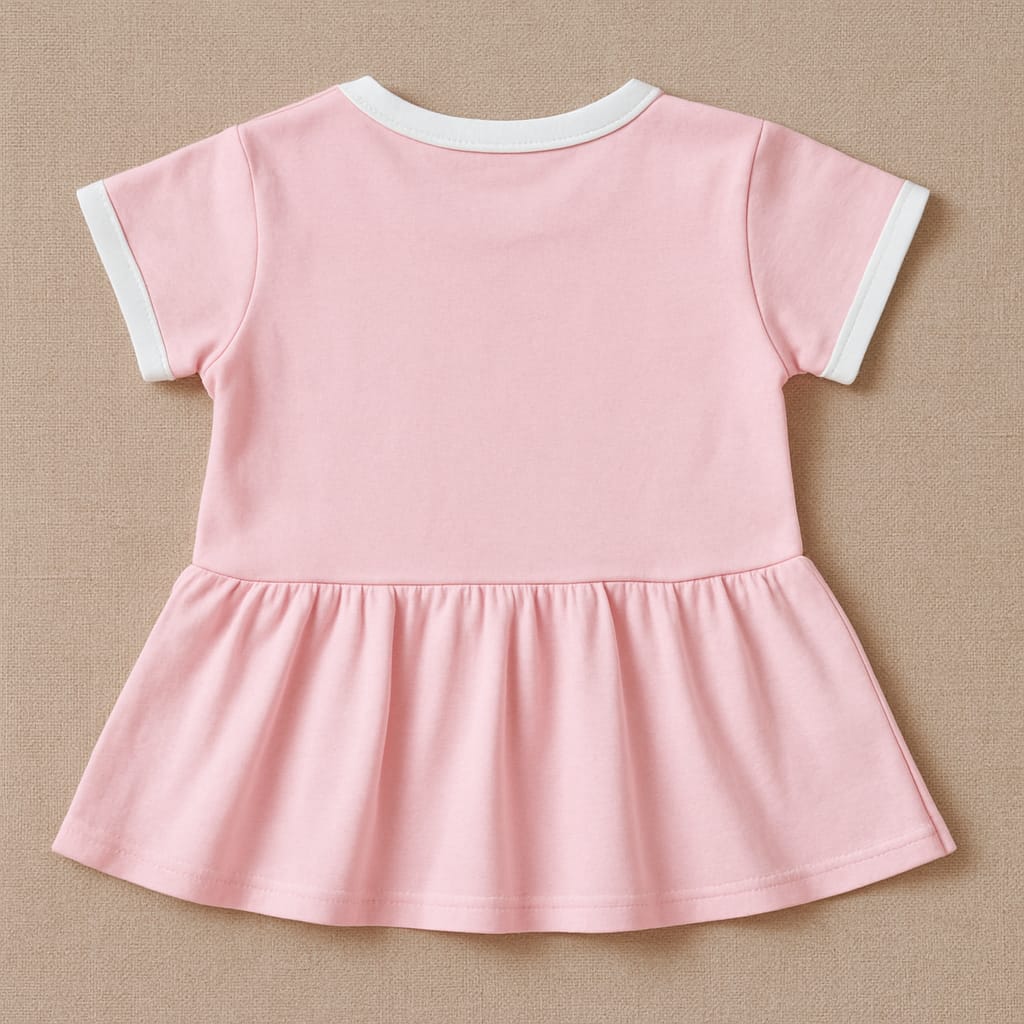 Baby Girl Cotton Frock – Soft &amp; Comfortable Everyday Dress for Infants and Toddlers