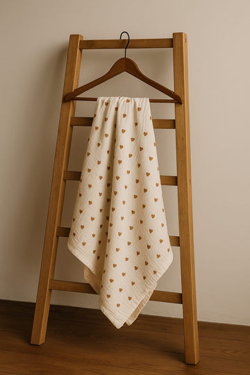 High Quality 4-Layer Muslin Gauze Baby Blanket | Ultra-Soft & Breathable | 100×100 cm