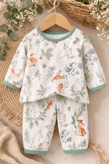 Baby Bamboo Cotton Summer Clothing Set | Soft Printed 2-Piece Baby Outfit