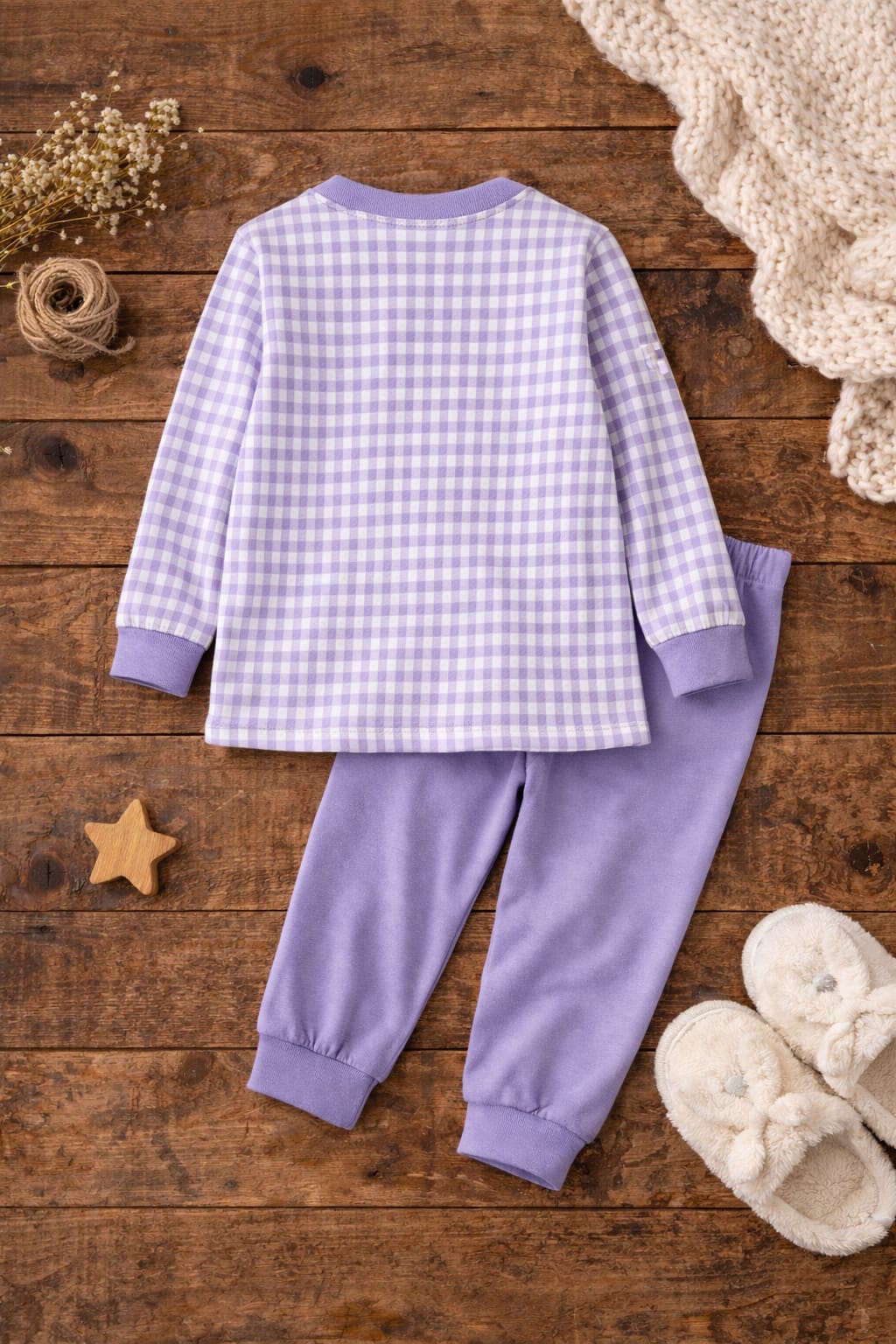 Baby Cotton Checked Co-ord Set | Soft Full Sleeve Top &amp; Bottom Outfit