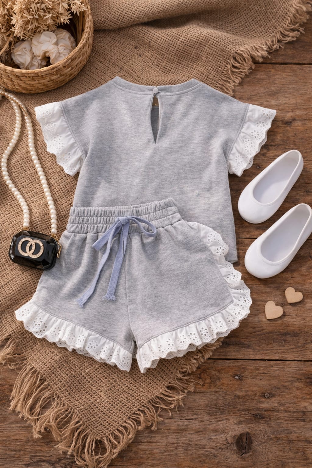 Baby Boy 3-Piece Denim Shorts Set with Jacket & T-Shirt | Trendy Summer Outfit