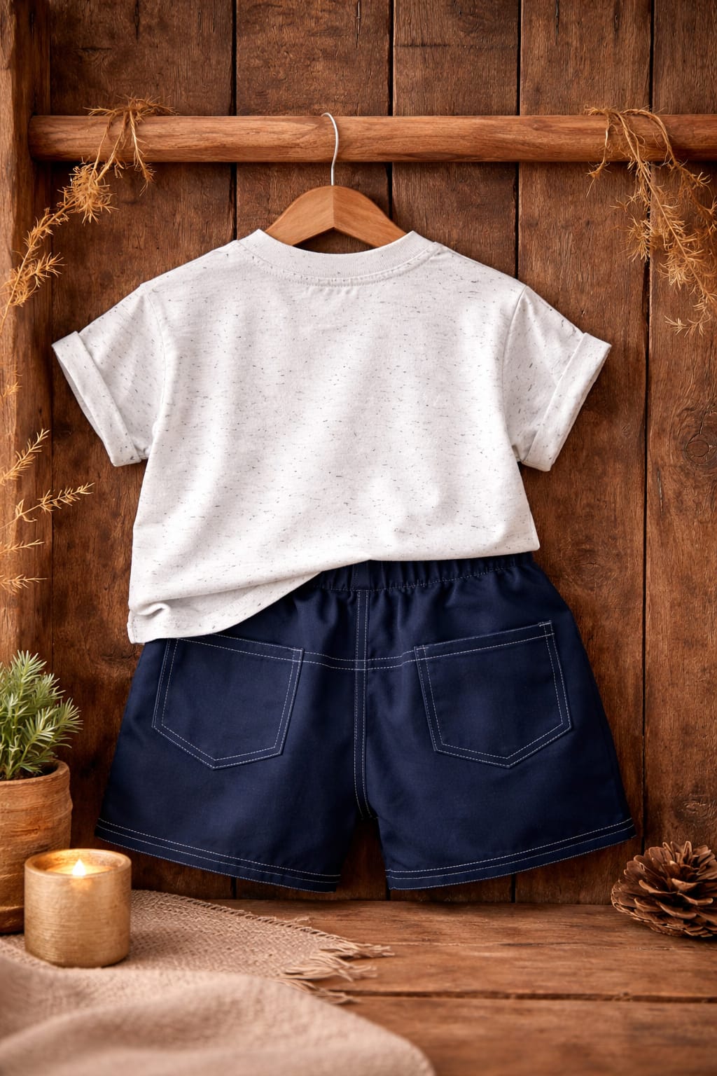 Boys Printed T-Shirt & Shorts Summer Set | Cotton Blend Casual Outfit for Kids