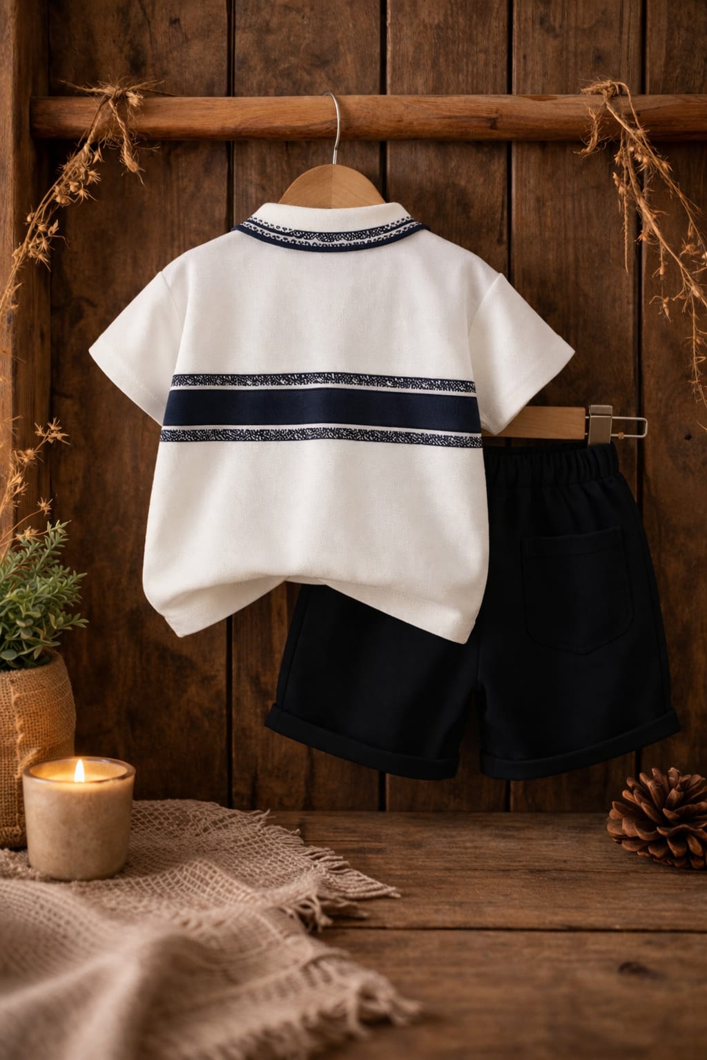 Boys Polo T-Shirt & Shorts Set | Smart Casual Summer Outfit for Kids