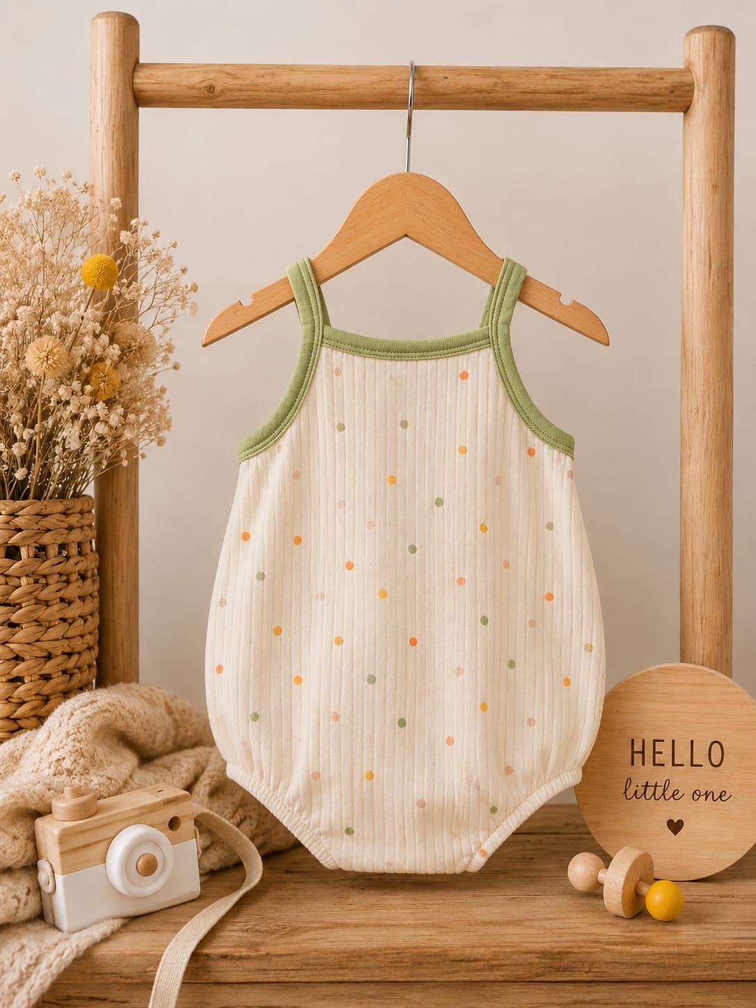 Dino Buddy Summer Cotton Bubble Romper