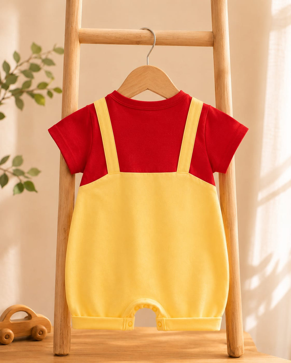 Happy Paws Summer  Cotton Dungaree Style Romper