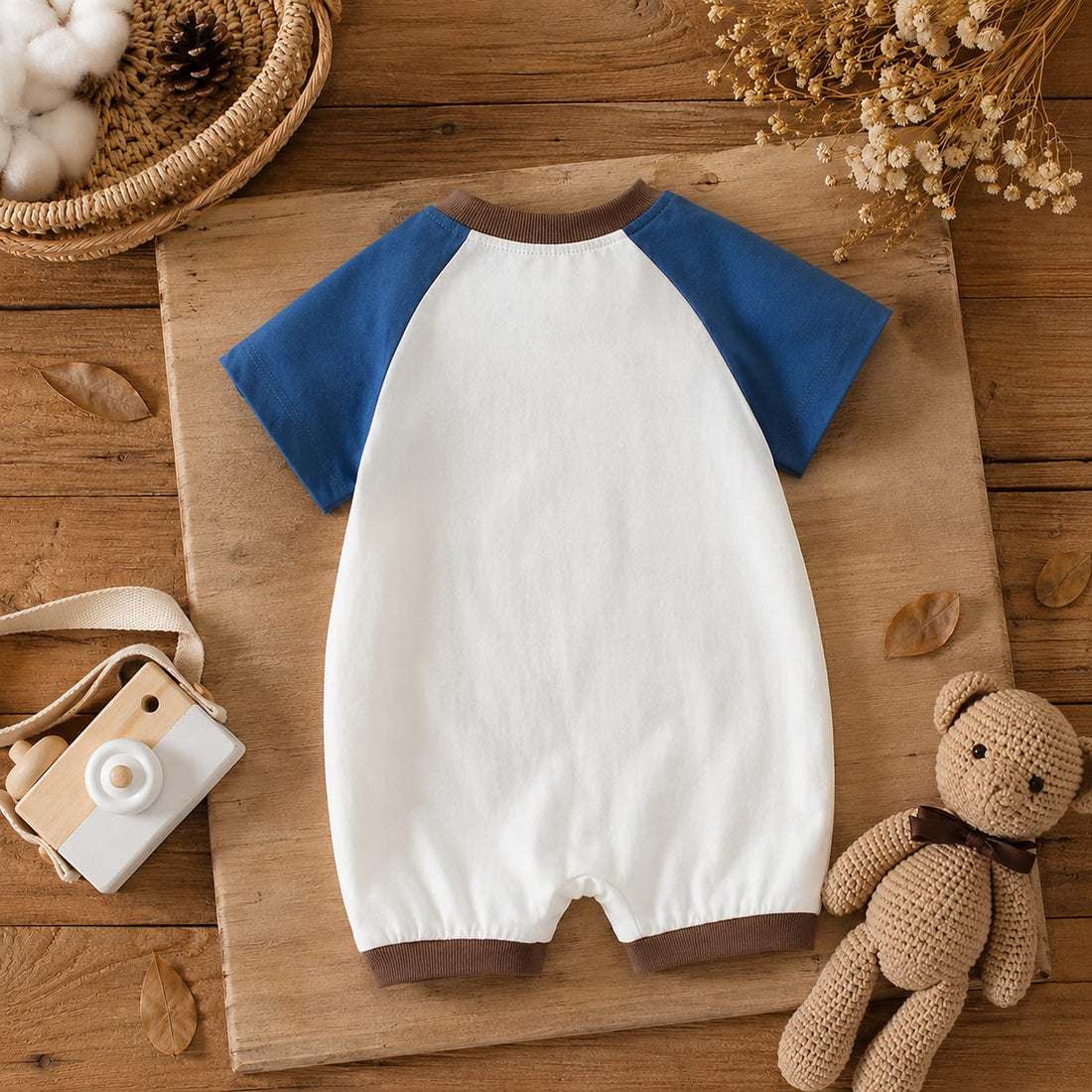Hello Bear Cotton Baby Romper | Soft  Breathable Summer  Everyday Wear